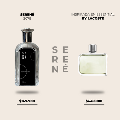 Serené Le Parfum S078 - Inspirada en Essential por Lacoste