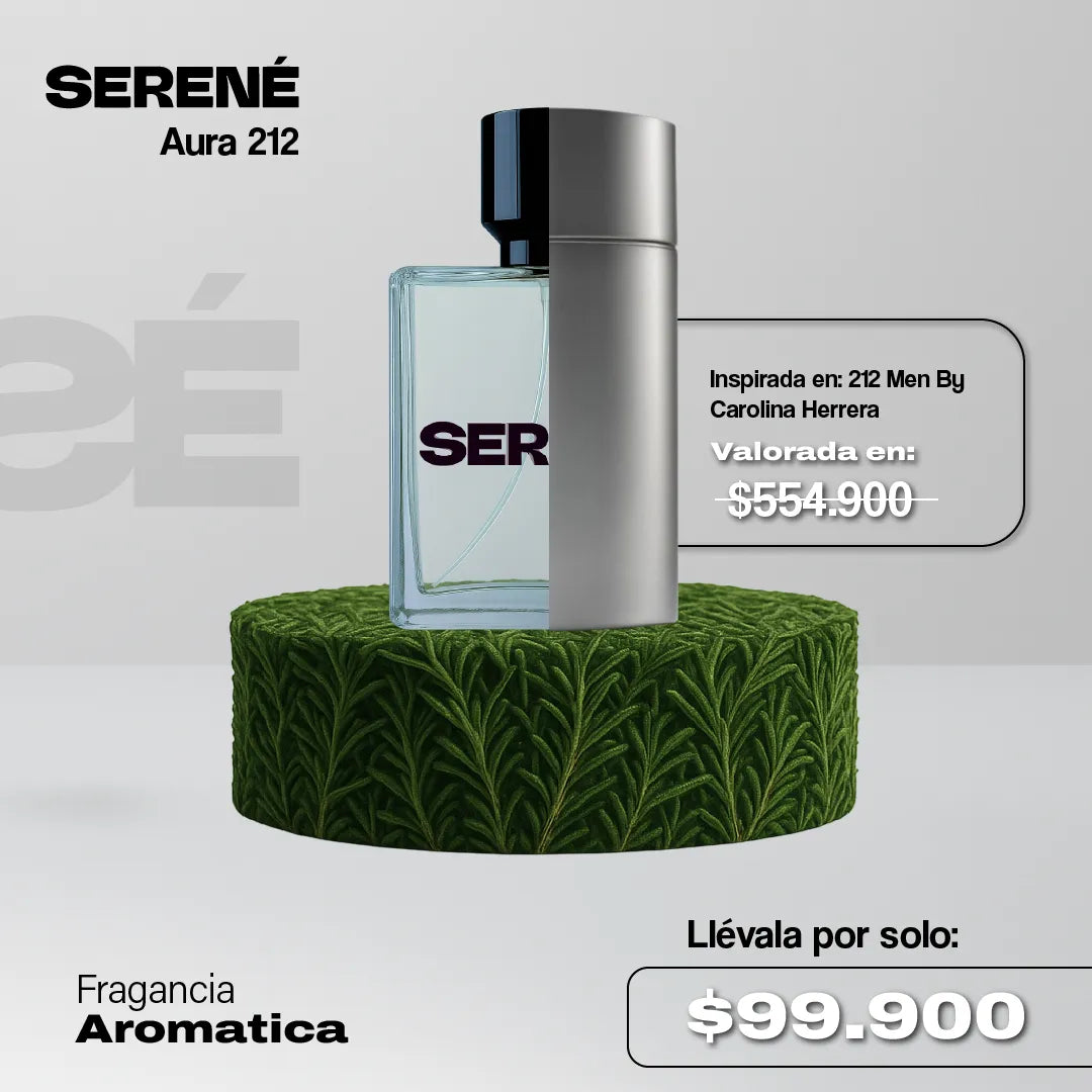 Serené Le Parfum S038 - Inspirada en 212 Vip Men por Carolina Herrera - 30 ml
