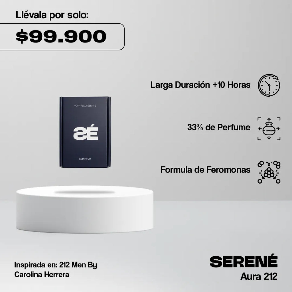Serené Le Parfum S038 - Inspirada en 212 Vip Men por Carolina Herrera — vista 3