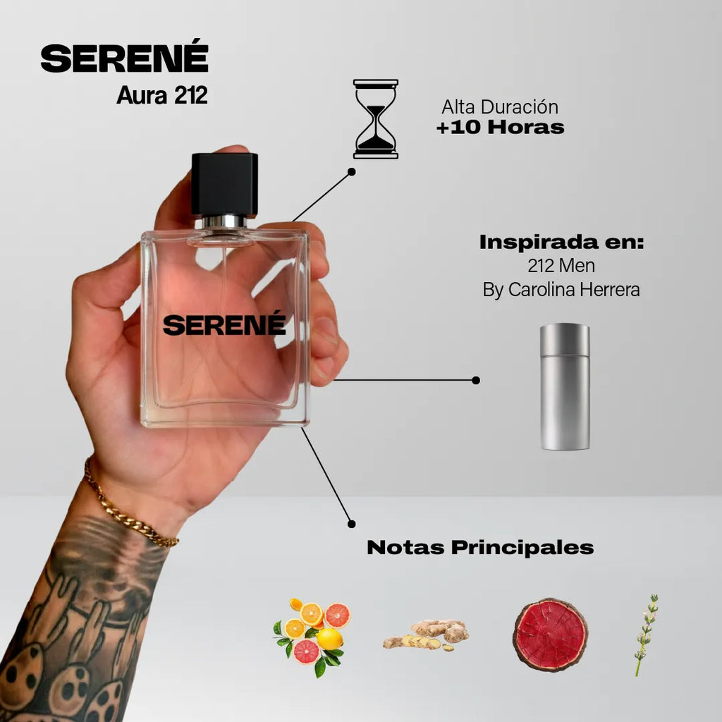 Serené Le Parfum S038 - Inspirada en 212 Vip Men por Carolina Herrera — vista 2