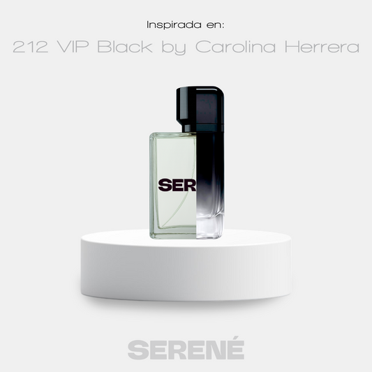 Serené Le Parfum S040 - Inspirada en 212 Vip Black por Carolina Herrera
