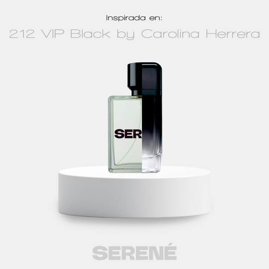 Serené Le Parfum S040 - Inspirada en 212 Vip Black por Carolina Herrera