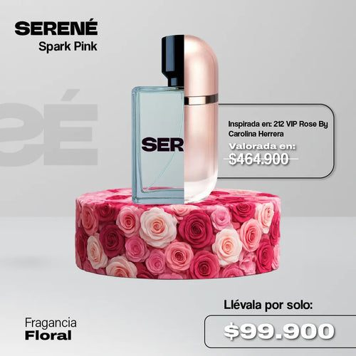 Serené Le Parfum S252 Inspirada en 212 VIP Rose By Carolina Herrera - 30 ml