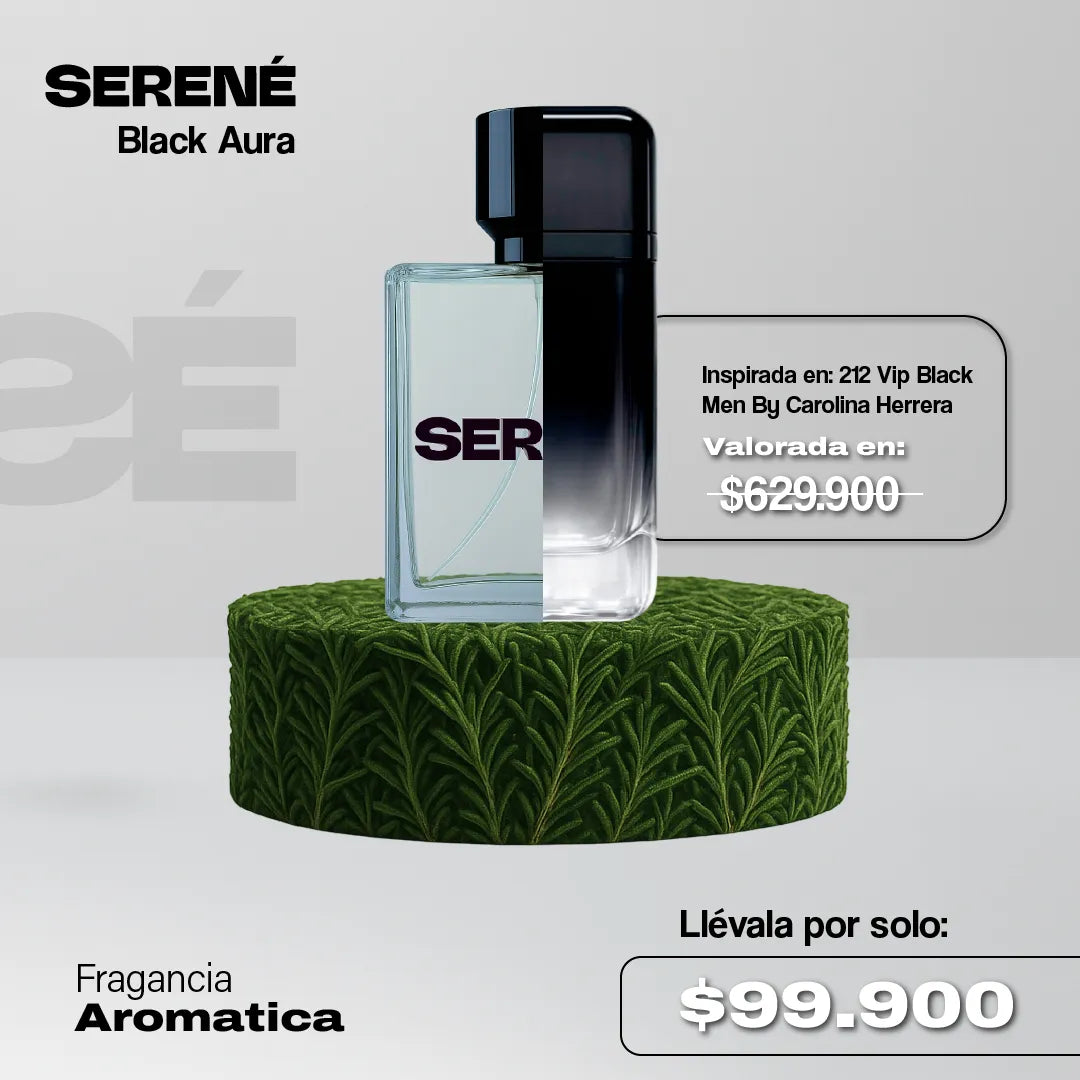 Serené Le Parfum S040 - Inspirada en 212 Vip Black por Carolina Herrera - 30 ml