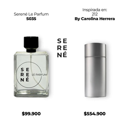 Serené Le Parfum S035 - Inspirada en 212 por Carolina Herrera