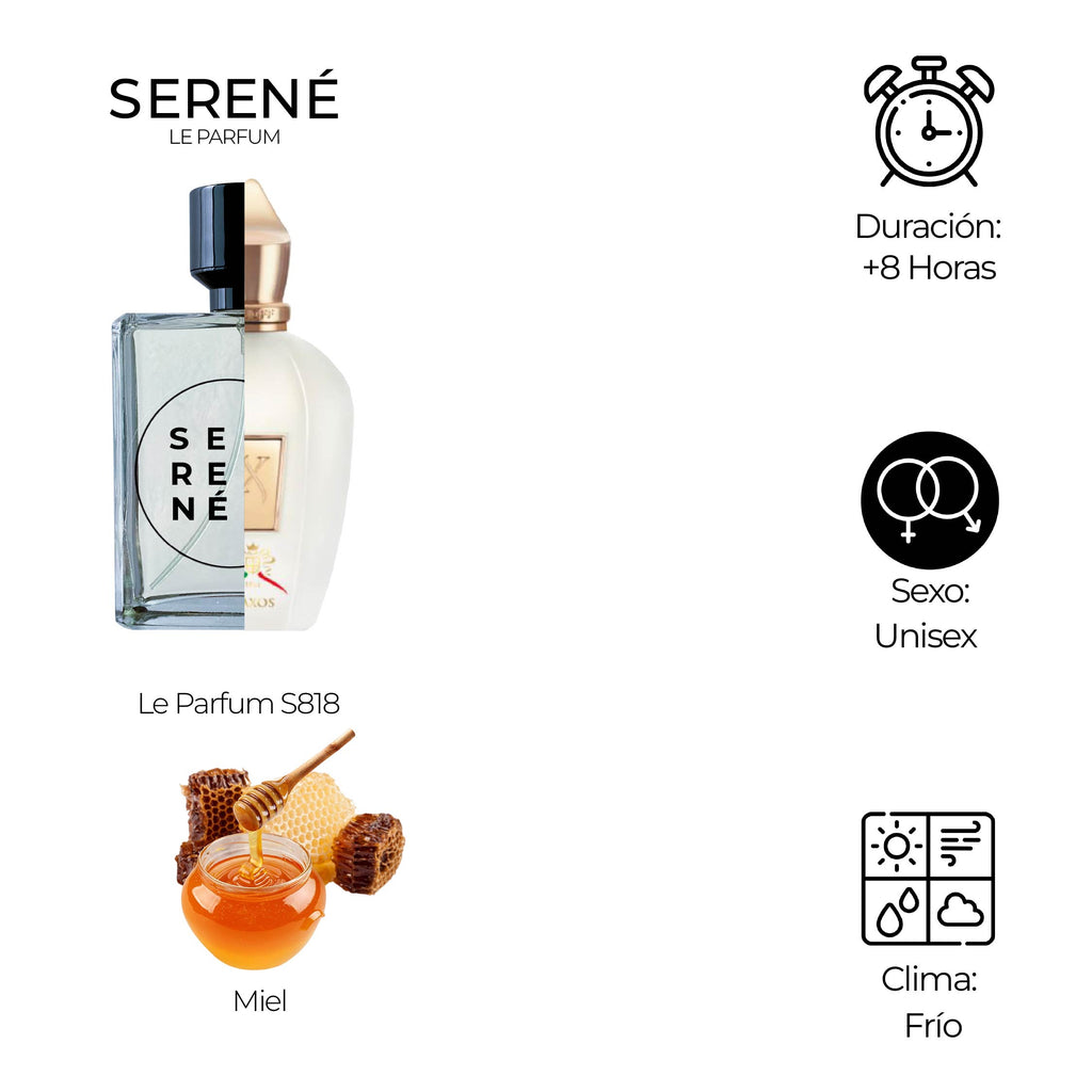 Serené Le Parfum S818 Inspirada en  XJ 1861 Naxos By Xerjoff — vista 2