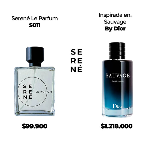 Serené Le Parfum S011 Inspirada en Sauvage Dior By Christian Dior