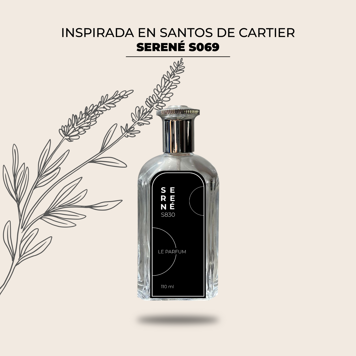 Serené Le Parfum S069 - Inspirada en Santos de Cartier por Cartier