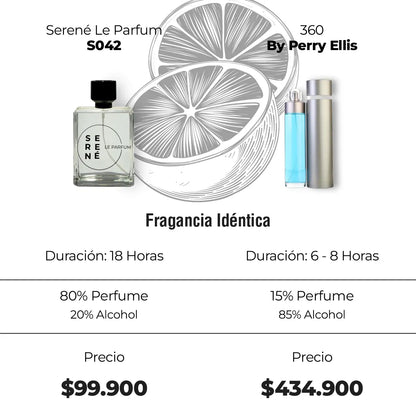 Serené Le Parfum S042 - Inspirada en 360 por Perry Ellis