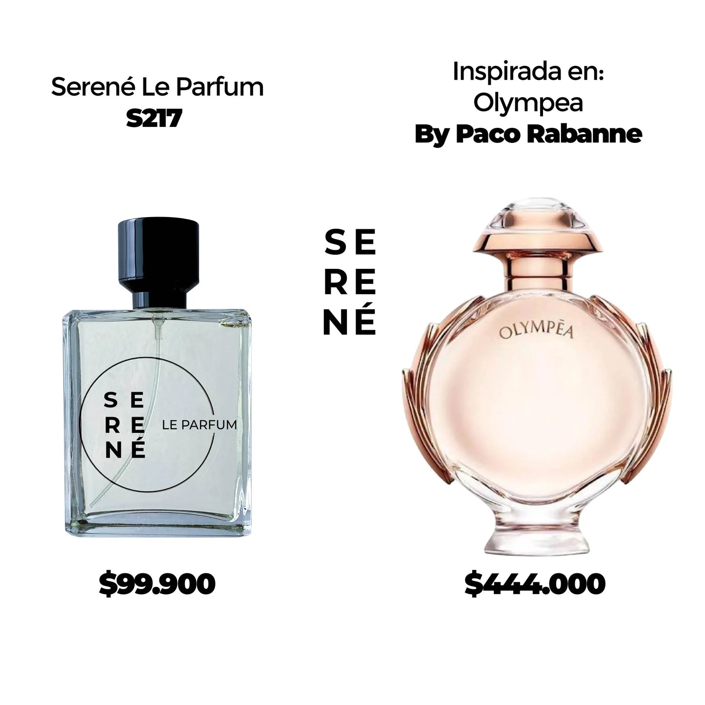 Serené Le Parfum S217 Inspirada en Olympea By Paco Rabanne