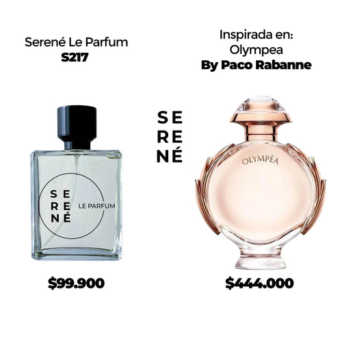 Serené Le Parfum S217 Inspirada en Olympea By Paco Rabanne