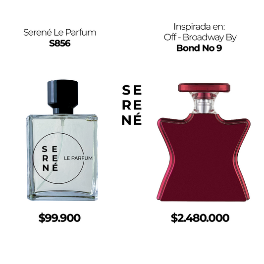 Serené Le Parfum S856 Inspirada en: Off - Broadway By Bond No 9 (Kit 50 ML)