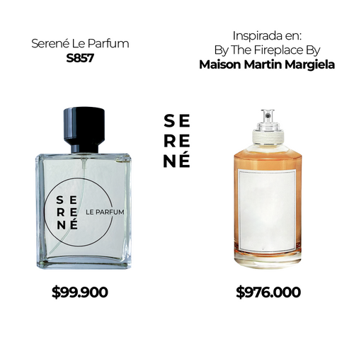 Serené Le Parfum S857 Inspirada en By The Fireplace By Maison Martin Margiela (Kit 50 ML)