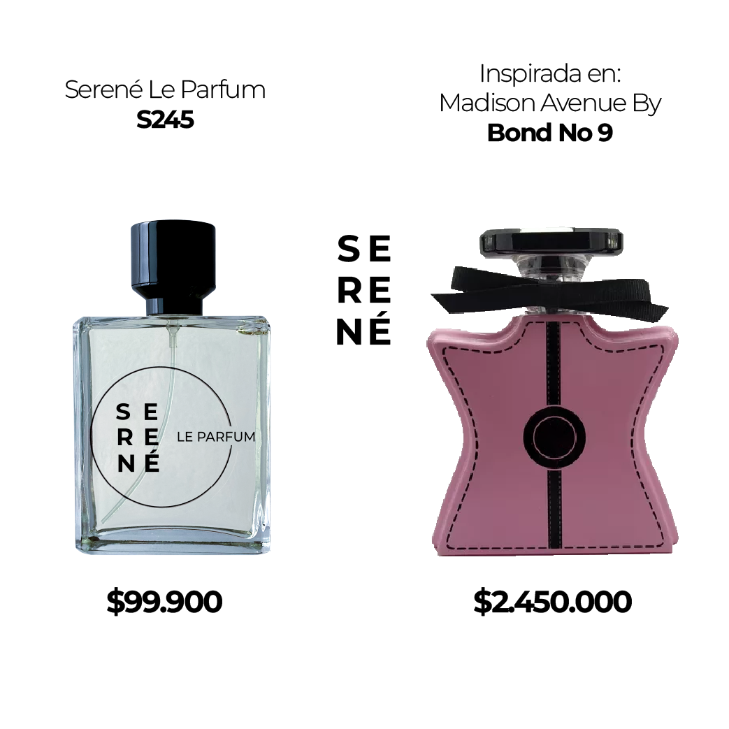 Serené Le Parfum S245 Inspirada en: Madison Avenue By Bond No 9