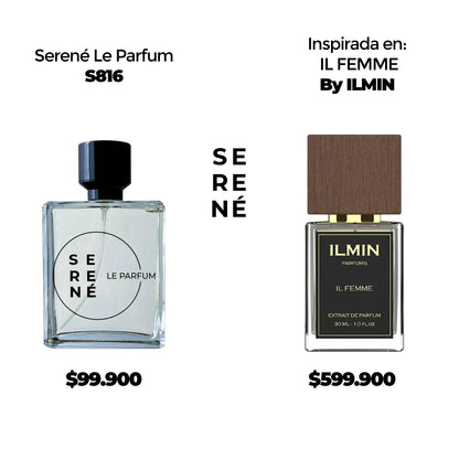 Serené Le Parfum S816 Inspirada en Il Femme By Ilmin