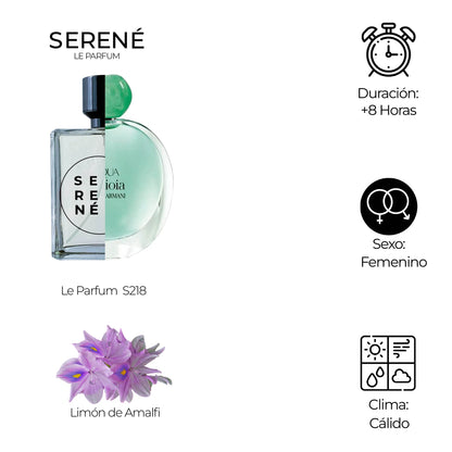 Serené Le Parfum S218 Inspirada en Acqua Di Gio Femme By Giorgio Armani