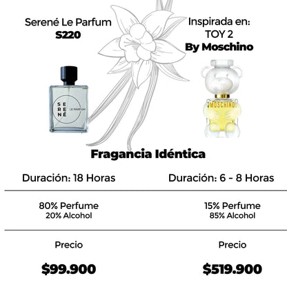 Serené Le Parfum S220 Inspirada en TOY 2 By Moschino