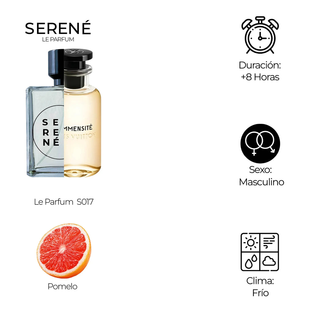Serené Le Parfum S017 Inspirada en L´immensite By Louis Vuitton (Kit 50 ML) — vista 2
