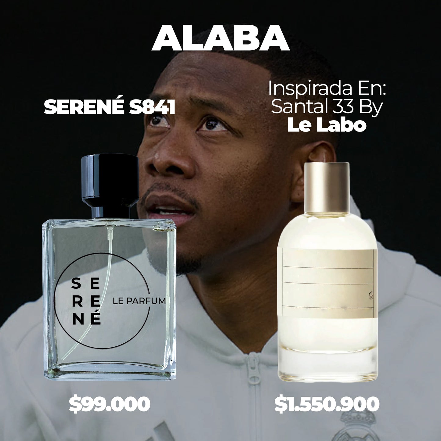 Serené Le Parfum S841 Inspirada en Santal 33 By Le Labo (Alaba)