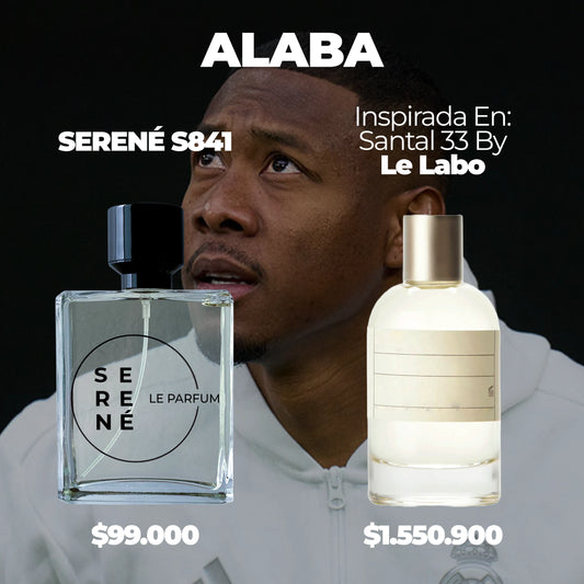Serené Le Parfum S841 Inspirada en Santal 33 By Le Labo (Alaba)