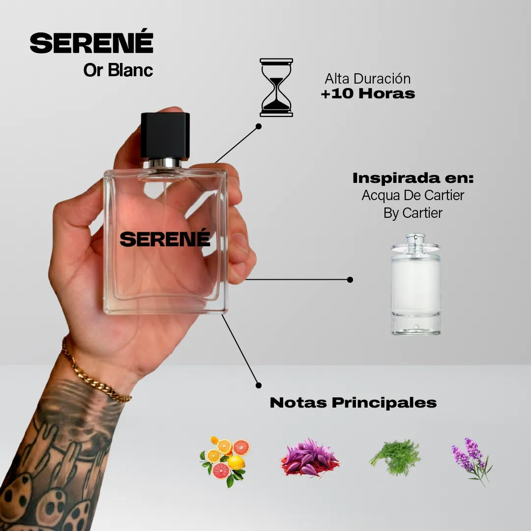 Serené Le Parfum S043 - Inspirada en Acqua de Cartier por Cartier