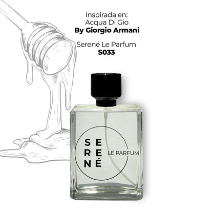 Serené Le Parfum S033 - inspirada en Acqua Di Gio por Giorgio Armani (Kit 50 ml)