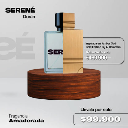 Serené Le Parfum S831 - Inspirada en Amber Oud Gold Edition por Al Haramain