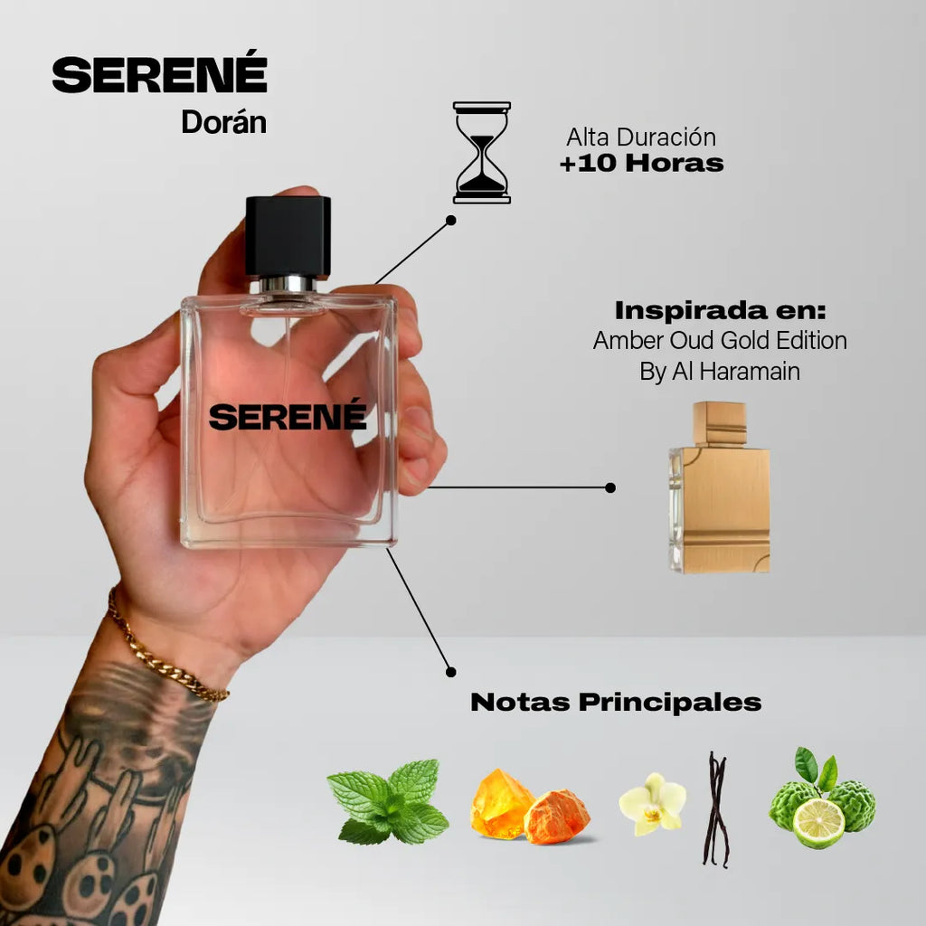 Serené Le Parfum S831 - Inspirada en Amber Oud Gold Edition por Al Haramain — vista 2