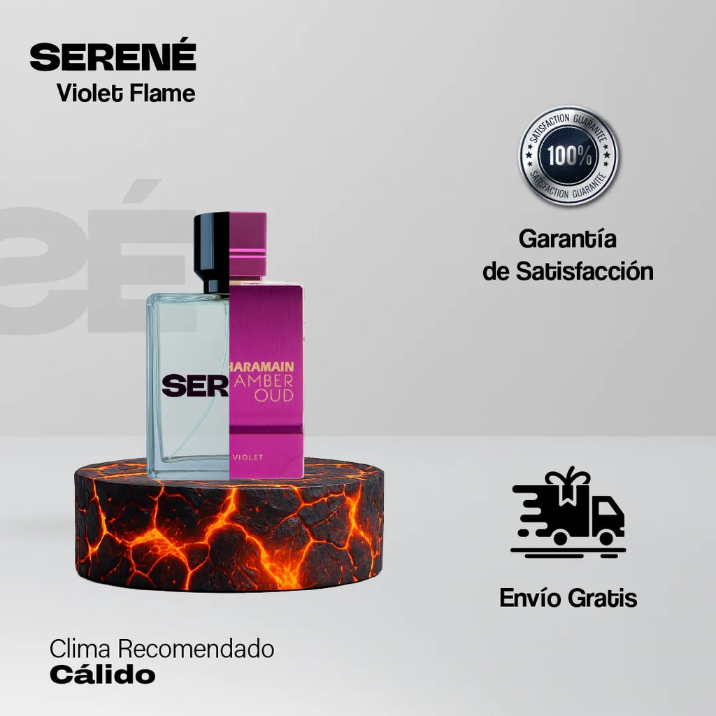 Serené Le Parfum S242 Inspirada en: Amber Oud Ultra Violet By Al Haramain — vista 4
