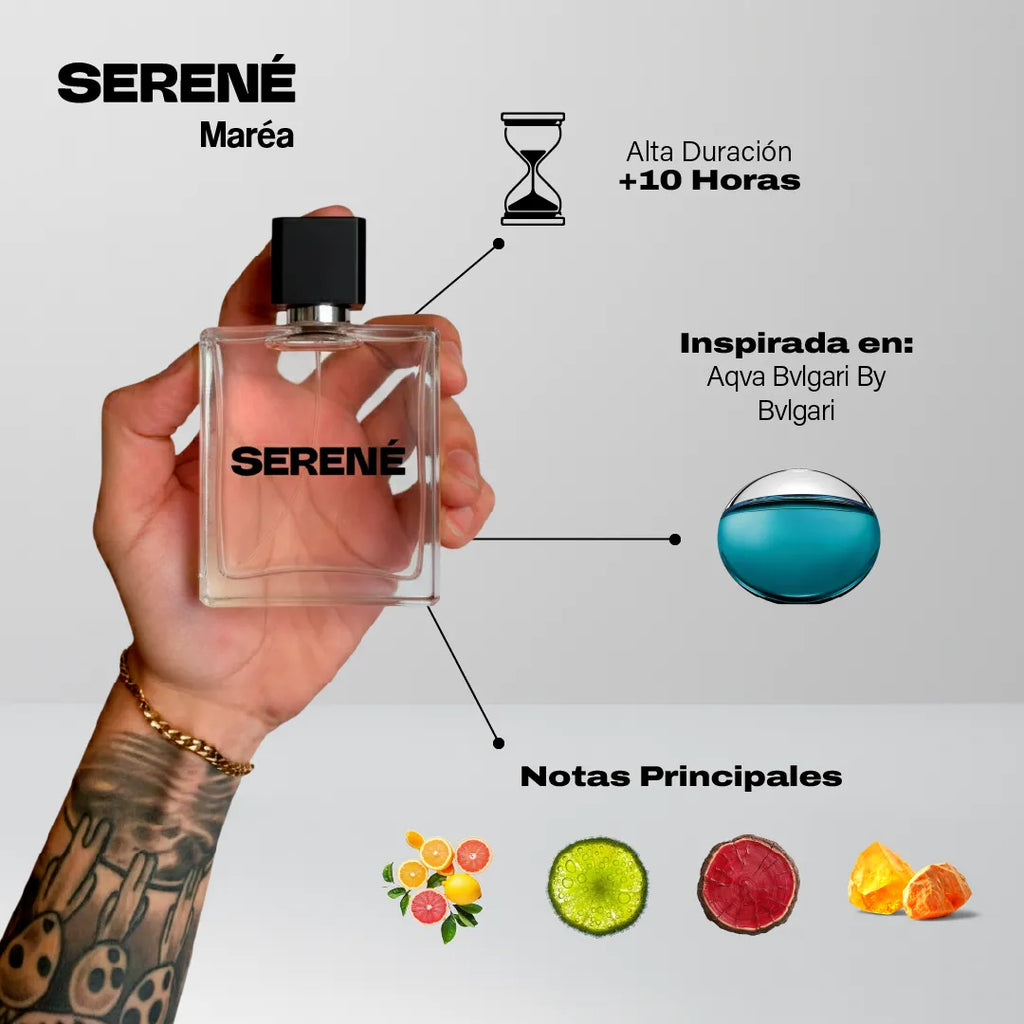 Serené Le Parfum S053 - Inspirada en Aqva Bvlgari por Bvlgari — vista 3