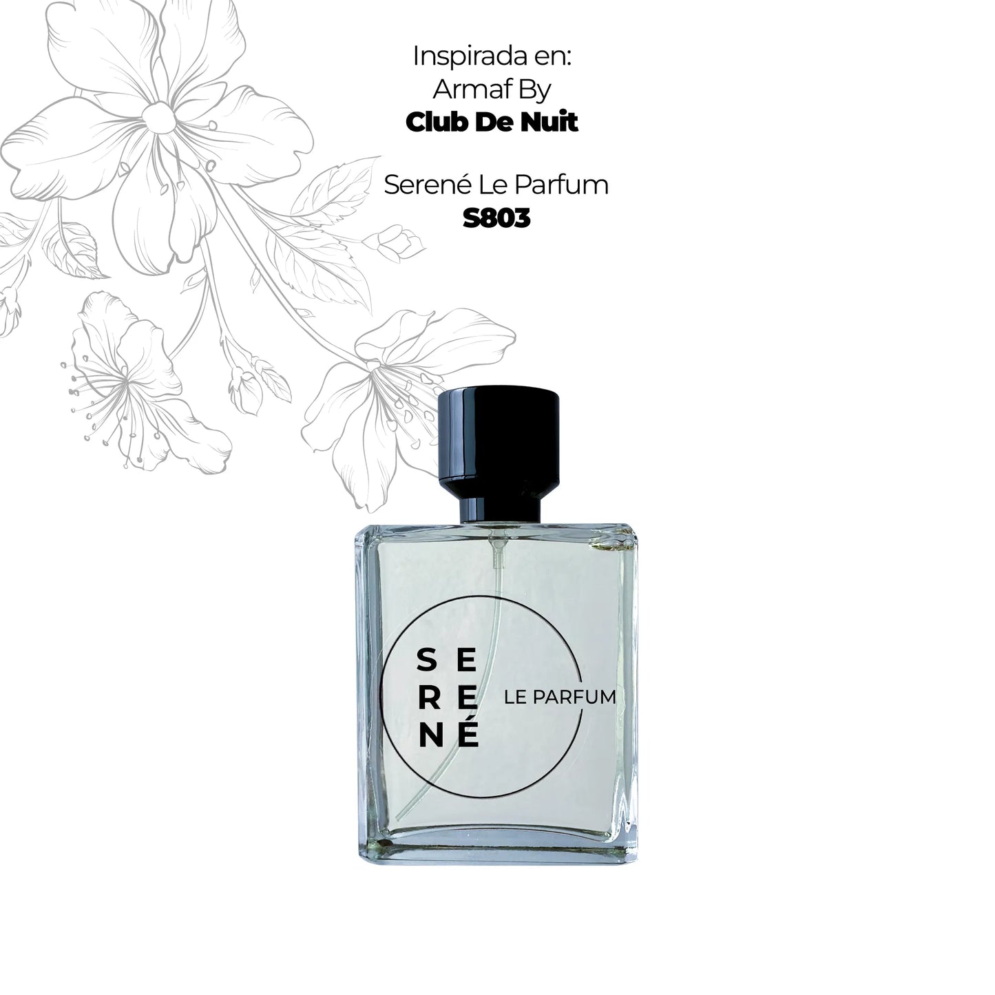 Serené S803 Inspirada en Armaf By Club De Nuit Untold (Promo 100ML X 3)