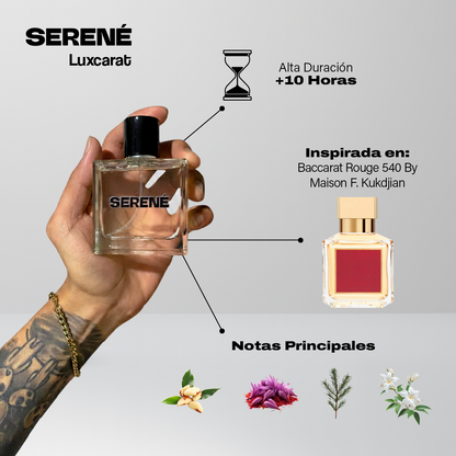 Serené Le Parfum S830 - Inspirada en Baccarat Rouge 540 por Maison Francis Kurkdjian (Kit 50 ml)