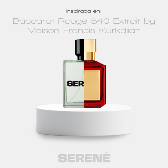 Serené S834 Inspirada en Baccarat Rouge 540 Extrait By Maison Francis Kurkdjian