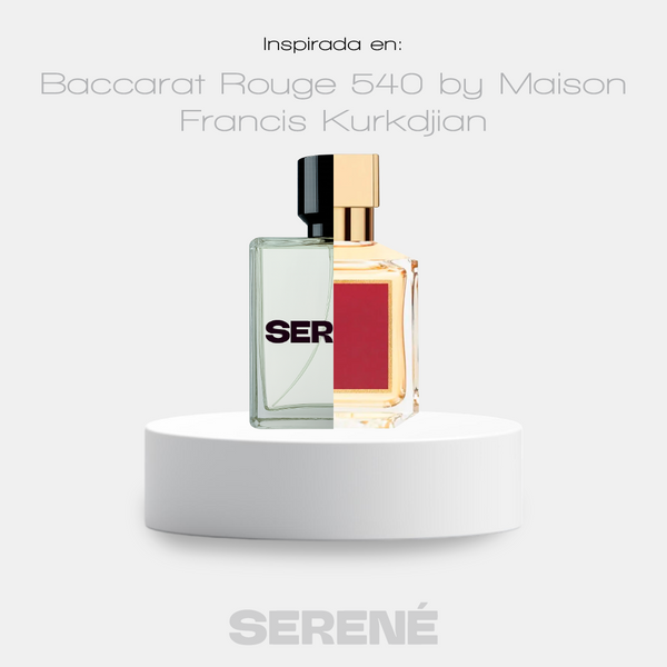 Serené Le Parfum S830 - Inspirada en Baccarat Rouge 540 por Maison Francis Kurkdjian