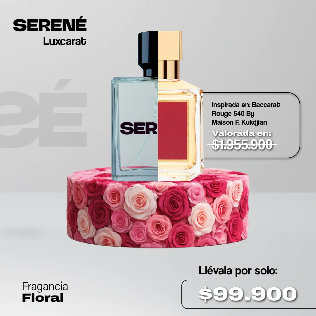 Serené Le Parfum S830 - Inspirada en Baccarat Rouge 540 por Maison Francis Kurkdjian