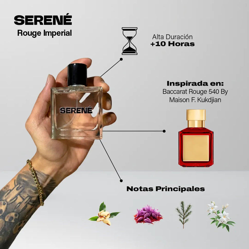 Serené S834 Inspirada en Baccarat Rouge 540 Extrait By Maison Francis Kurkdjian (Kit 50 ml) — vista 2