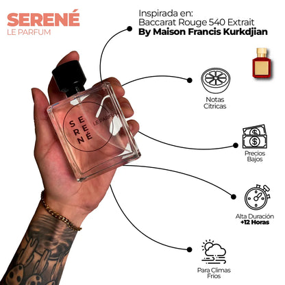 Serené S834 Inspirada en Baccarat Rouge 540 Extrait By Maison Francis Kurkdjian