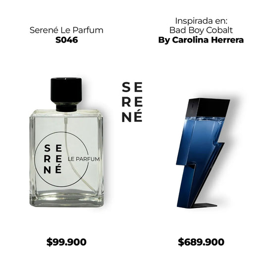 Serené Le Parfum S046 - Inspirada en Bad Boy Cobalt por Carolina Herrera