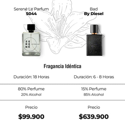Serené Le Parfum S044 - Inspirada en Bad por Diesel