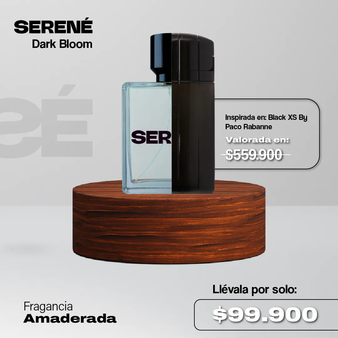 Serené Le Parfum S047 - Inspirada en Black XS por Paco Rabanne - 30 ml