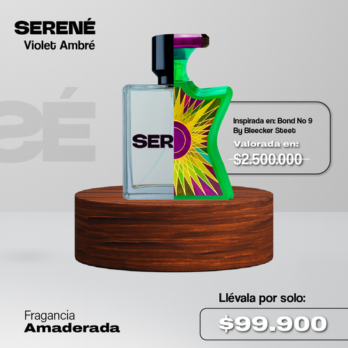 Serené Le Parfum S840 Inspirada en Bond No. 9 By Bleecker Street (Lunes de Desmadre)