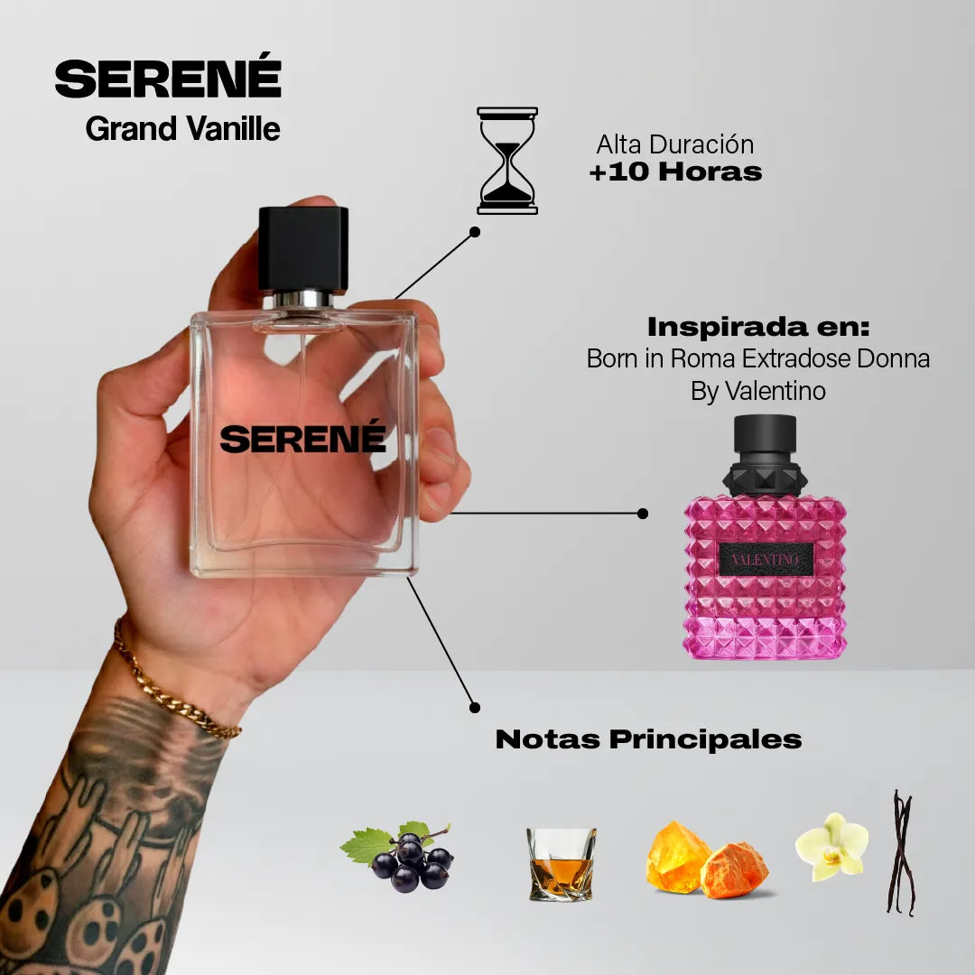 Serené Grand Vanille Inspirado en Born in Roma Extradose Donna By Valentino