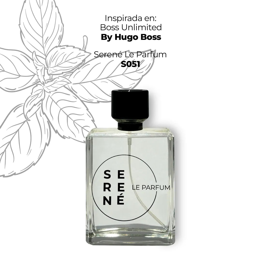 Serené Le Parfum S051 - Inspirada en Boss Unlimited por Hugo Boss