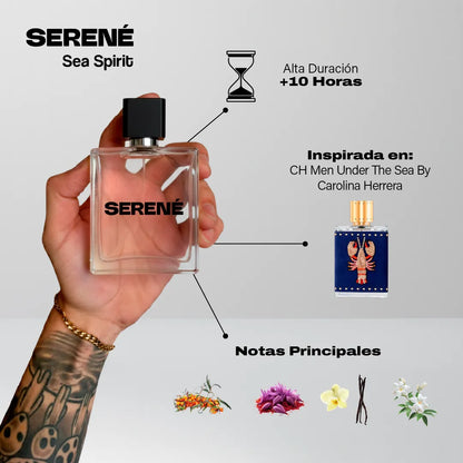 Serené Le Parfum S072 - Inspirada en CH Men Under The Sea por Carolina Herrera