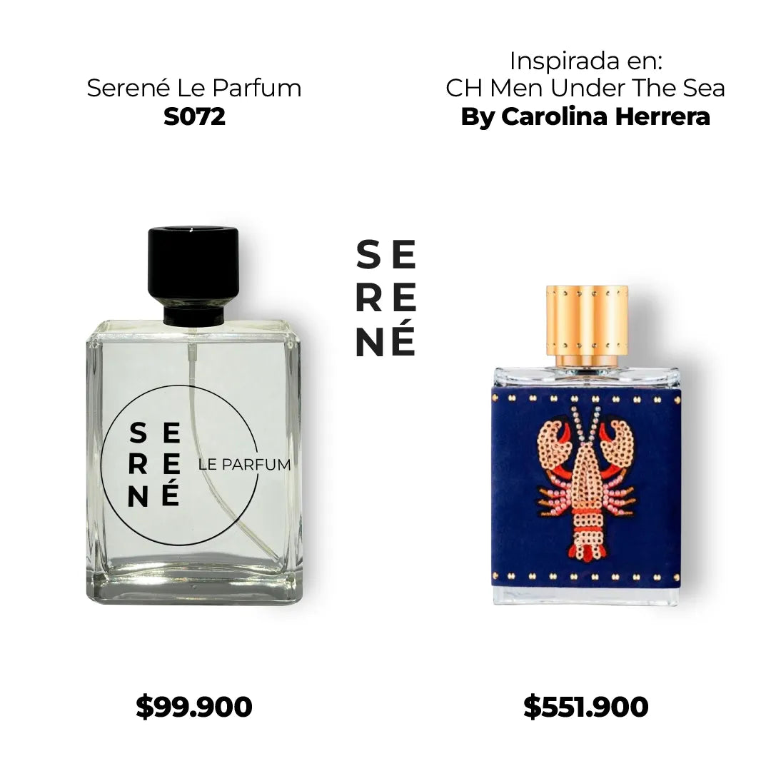 Serené Le Parfum S072 - Inspirada en CH Men Under The Sea por Carolina Herrera