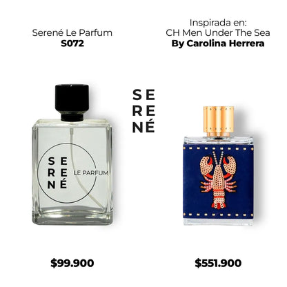 Serené Le Parfum S072 - Inspirada en CH Men Under The Sea por Carolina Herrera