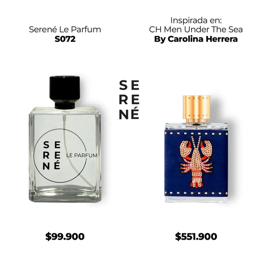 Serené Le Parfum S072 - Inspirada en CH Men Under The Sea por Carolina Herrera