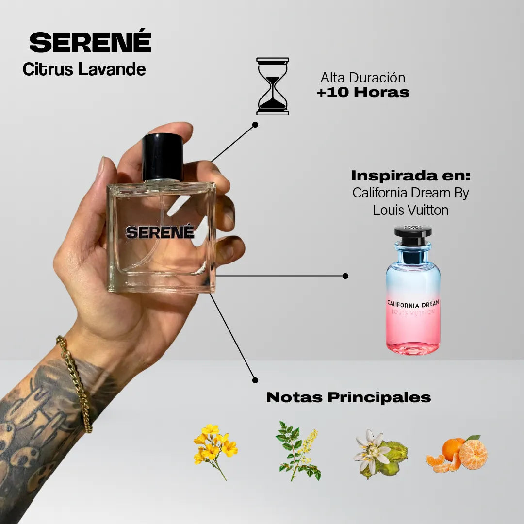 Serené Le Parfum S859 Inspirada en: California Dream By Louis Vuitton (Kit 50 ML)