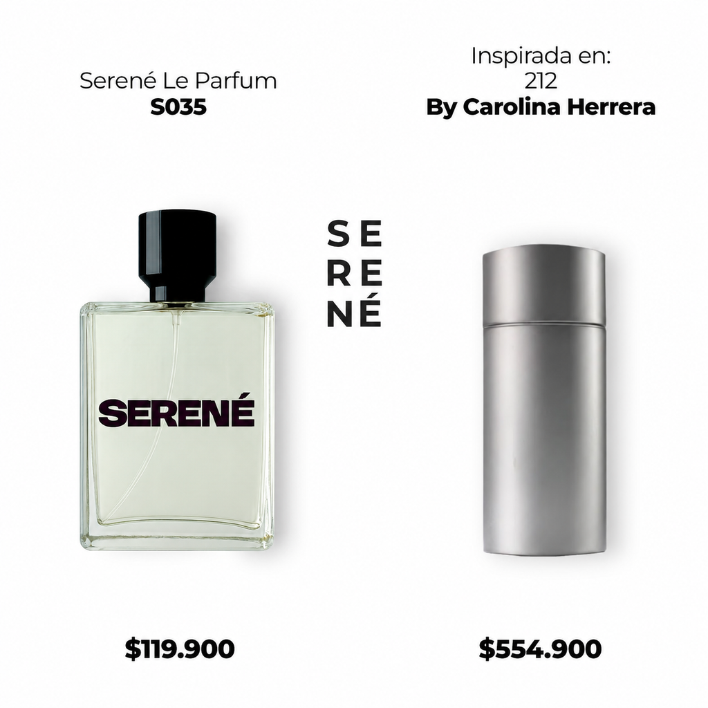 Serené Le Parfum S035 - Inspirada en 212 por Carolina Herrera — vista 1