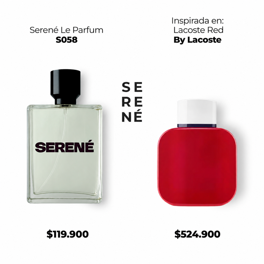 Serené Le Parfum S058 - Inspirada en Lacoste Red por Lacoste — vista 1